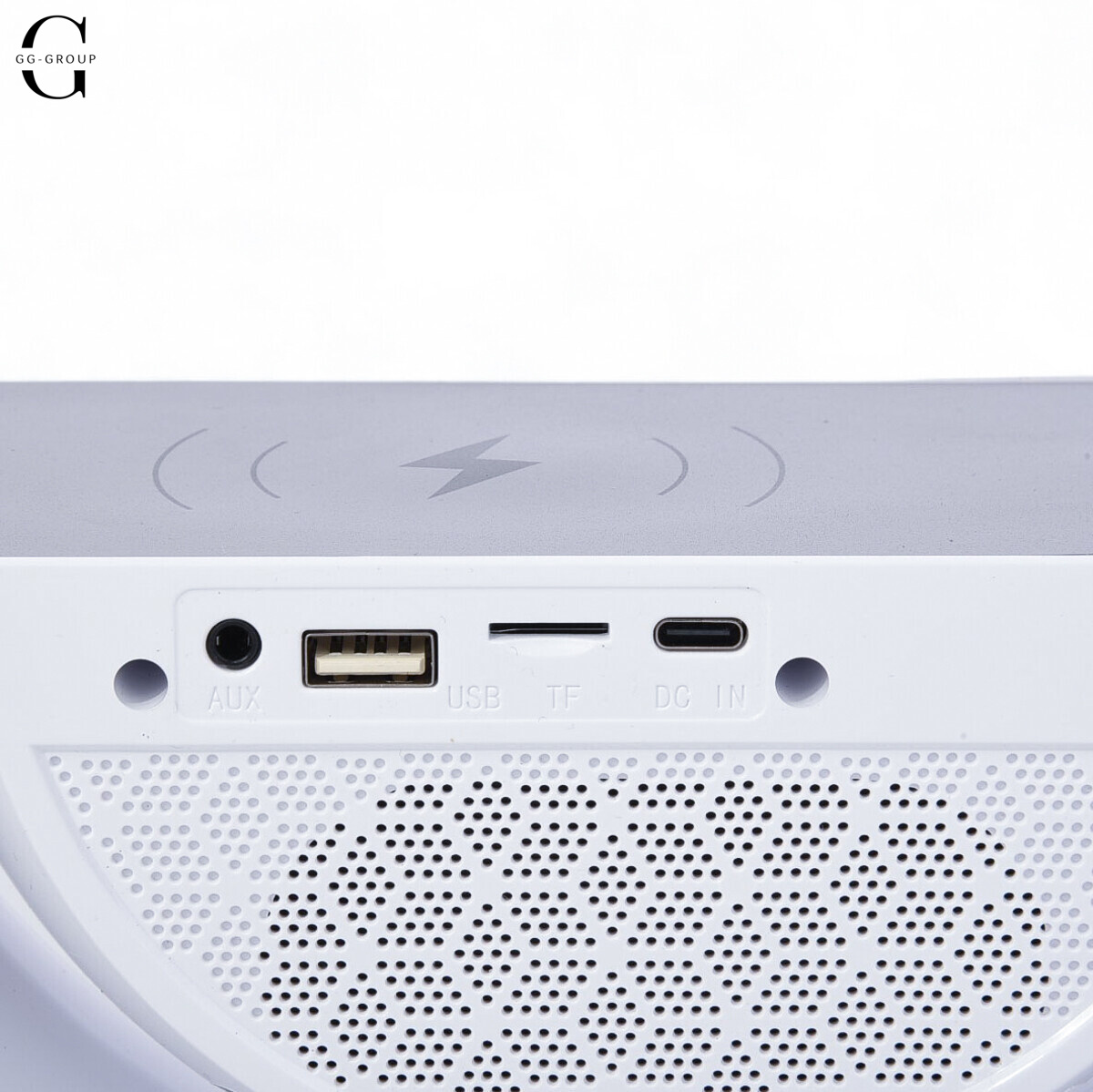 Ночник Smart Light Sound Machine с беспроводной зарядкой и Bluetooth колонкой 